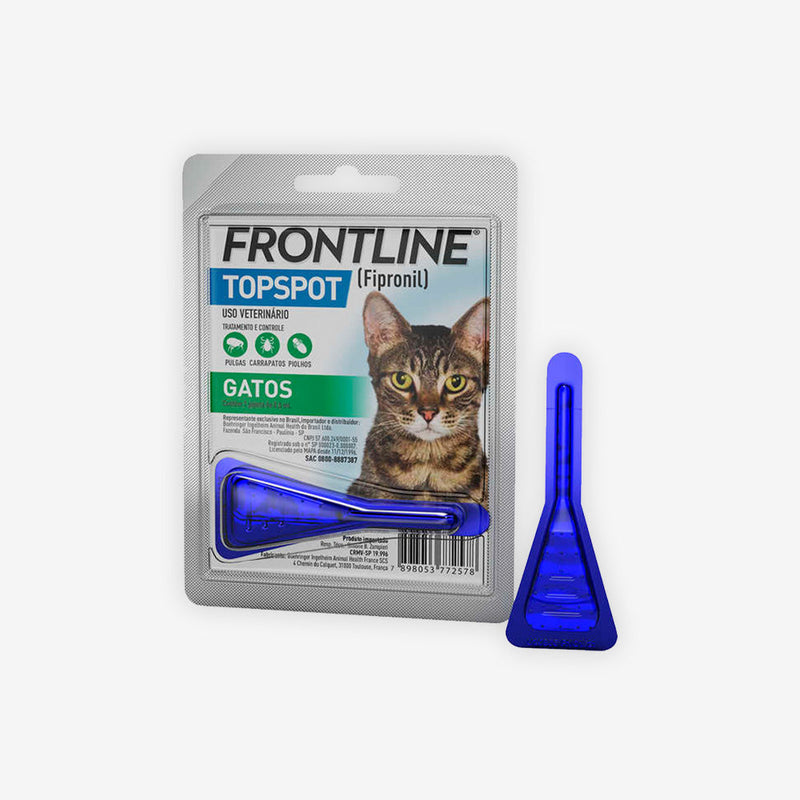 Antipulgas e Carrapatos Frontline Topspot para Gatos - 0,5 ml