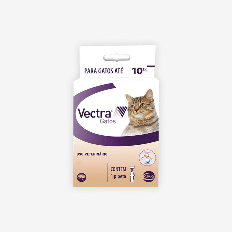 Antipulgas Vectra para Gatos até 10 Kg - 1,0ml