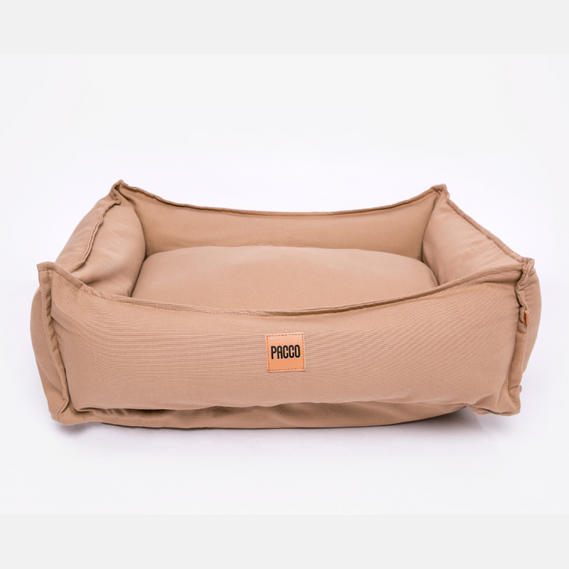 Cama para Cachorro Nature Bege - 100% Algodão