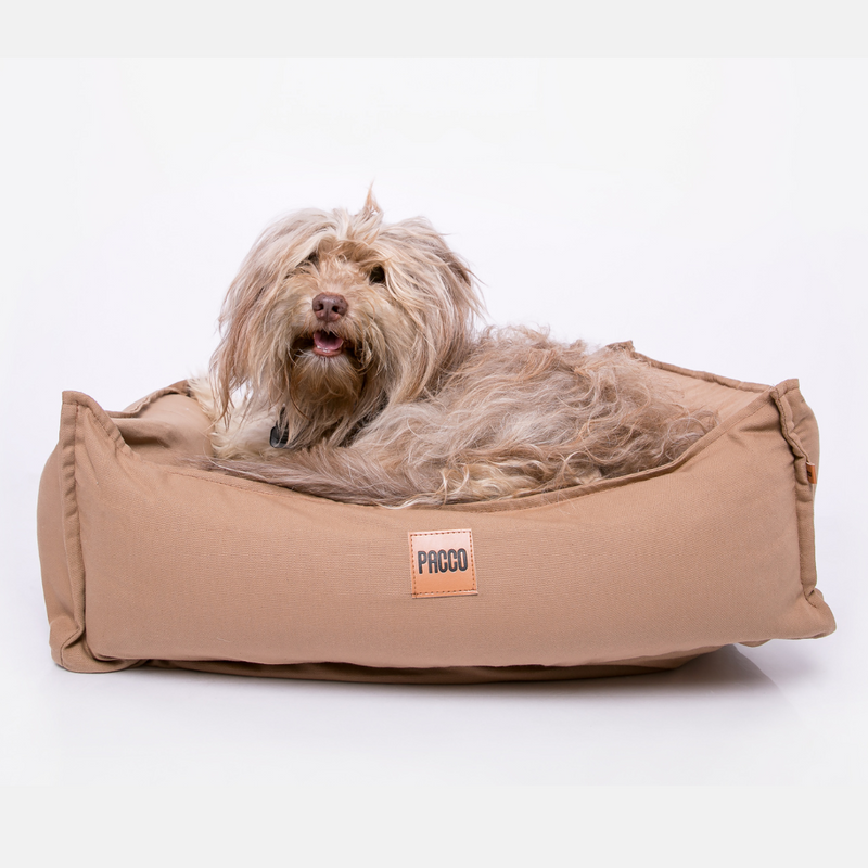 Cama para Cachorro Nature Bege - 100% Algodão