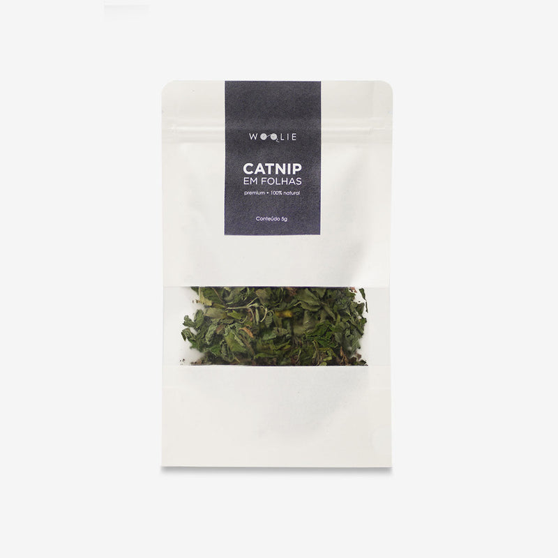 Catnip Orgânico Super Premium em Folhas